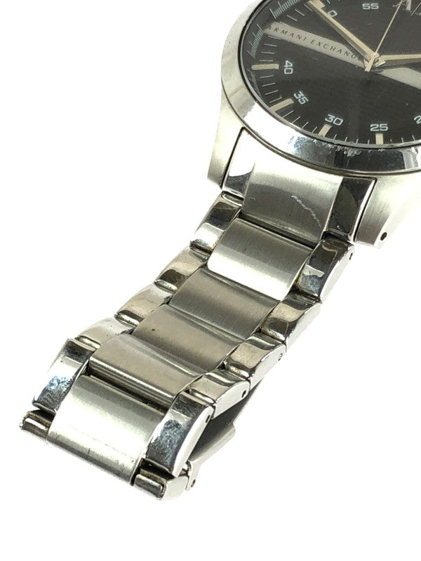 【現状渡し品】【メンズ】 ARMANI EXCHANGE アルマーニエクスチェンジ  HAMPTON AX2103 ハンプトン クォーツ 腕時計 198-240502-kk-2-tag カラー：シルバー 万代Net店