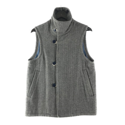 【中古品】【メンズ】 ARVOR MAREE アルボーマレー HERRINGBONE WOOL VEST ヘリンボーン ウール ベスト ライトアウター 144-220629-mo-07-tag サイズ：1 カラー：グレー 万代Net店