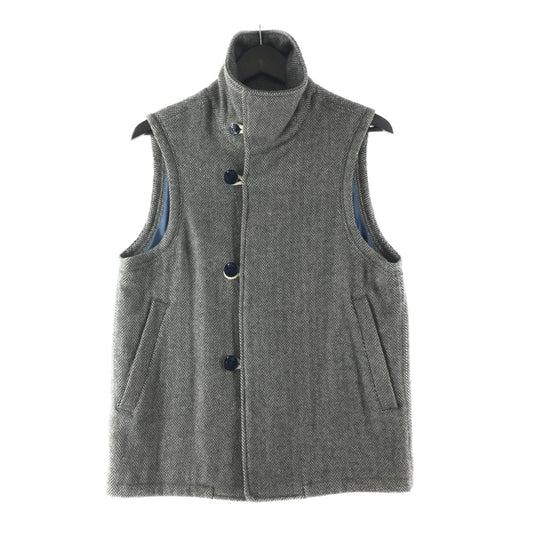 【中古品】【メンズ】 ARVOR MAREE アルボーマレー HERRINGBONE WOOL VEST ヘリンボーン ウール ベスト ライトアウター 144-220629-mo-07-tag サイズ：1 カラー：グレー 万代Net店