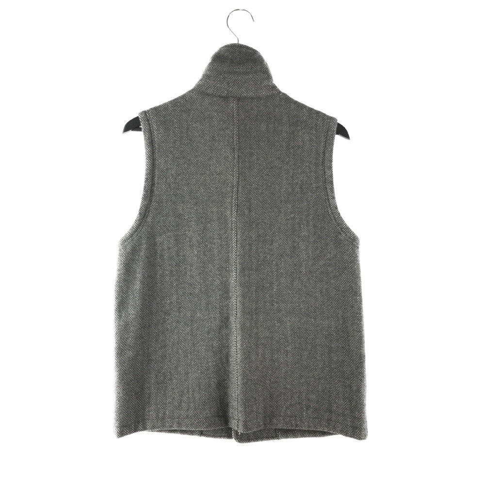 【中古品】【メンズ】 ARVOR MAREE アルボーマレー HERRINGBONE WOOL VEST ヘリンボーン ウール ベスト ライトアウター 144-220629-mo-07-tag サイズ：1 カラー：グレー 万代Net店
