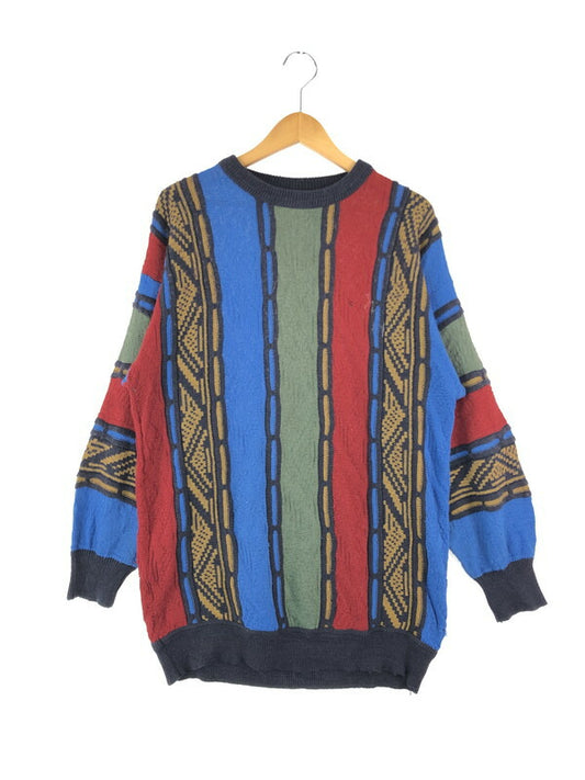 【現状渡し品】【メンズ】 ADINO LANDO アディーノランド WOOL ACRYLIC 3D KNIT SWEATER ウール アクリル 3Dニット セーター 147-230820-kk-04-tag サイズ：L カラー：マルチカラー 万代Net店