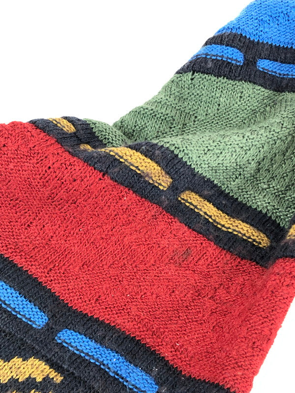 【現状渡し品】【メンズ】 ADINO LANDO アディーノランド WOOL ACRYLIC 3D KNIT SWEATER ウール アクリル 3Dニット セーター 147-230820-kk-04-tag サイズ：L カラー：マルチカラー 万代Net店