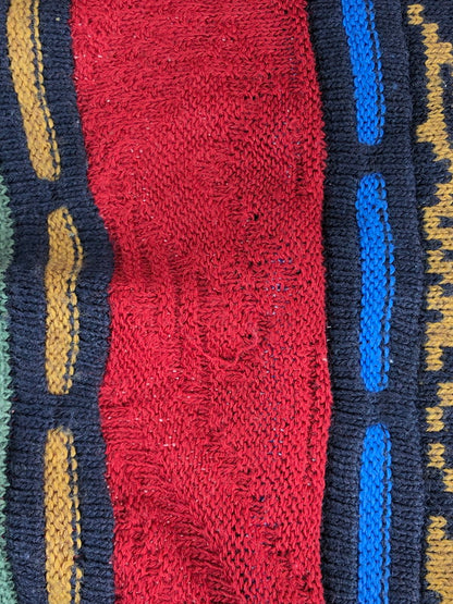 【現状渡し品】【メンズ】 ADINO LANDO アディーノランド WOOL ACRYLIC 3D KNIT SWEATER ウール アクリル 3Dニット セーター 147-230820-kk-04-tag サイズ：L カラー：マルチカラー 万代Net店