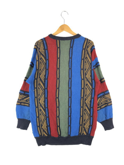 【現状渡し品】【メンズ】 ADINO LANDO アディーノランド WOOL ACRYLIC 3D KNIT SWEATER ウール アクリル 3Dニット セーター 147-230820-kk-04-tag サイズ：L カラー：マルチカラー 万代Net店