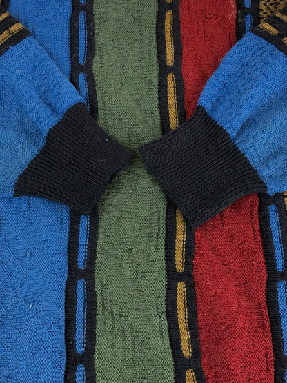 【現状渡し品】【メンズ】 ADINO LANDO アディーノランド WOOL ACRYLIC 3D KNIT SWEATER ウール アクリル 3Dニット セーター 147-230820-kk-04-tag サイズ：L カラー：マルチカラー 万代Net店