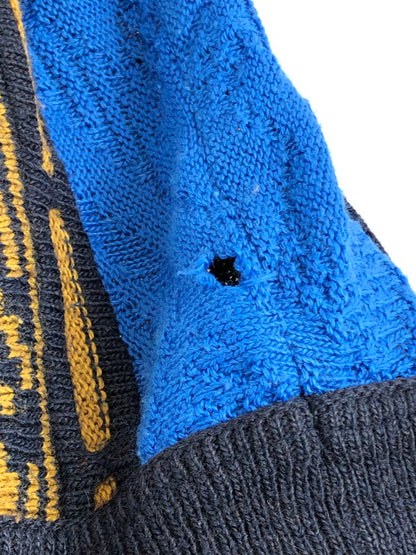 【現状渡し品】【メンズ】 ADINO LANDO アディーノランド WOOL ACRYLIC 3D KNIT SWEATER ウール アクリル 3Dニット セーター 147-230820-kk-04-tag サイズ：L カラー：マルチカラー 万代Net店