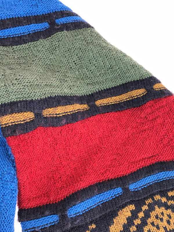 【現状渡し品】【メンズ】 ADINO LANDO アディーノランド WOOL ACRYLIC 3D KNIT SWEATER ウール アクリル 3Dニット セーター 147-230820-kk-04-tag サイズ：L カラー：マルチカラー 万代Net店