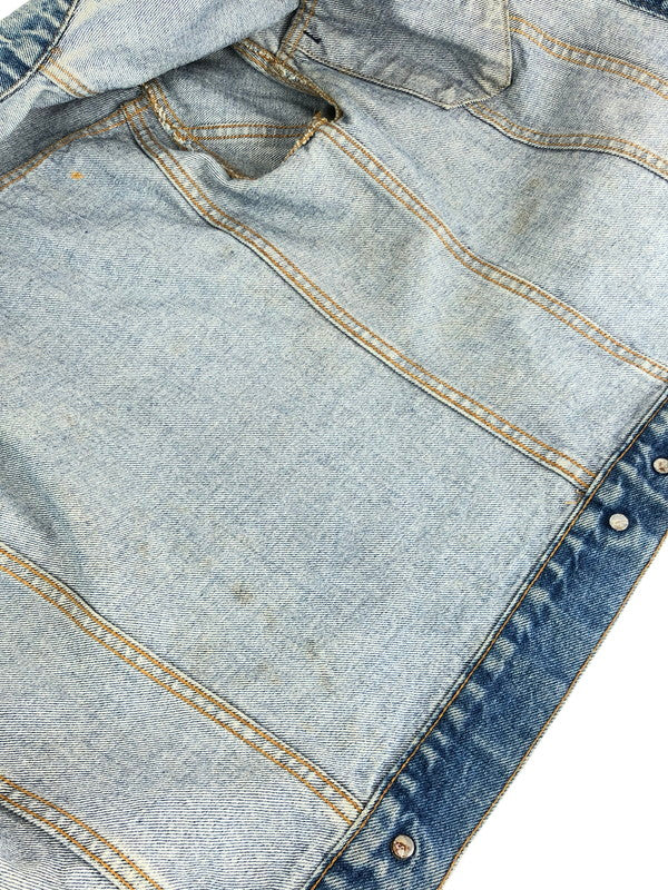 【現状渡し品】【メンズ】 Levi's リーバイス 70'S 80'S 4th DENIM JACKET 70505 4TH デニムジャケット ライトアウター スモールe ボタン裏刻印1 146-231220-kk-14-tag サイズ：表記なし カラー：ライトインディゴ 万代Net店