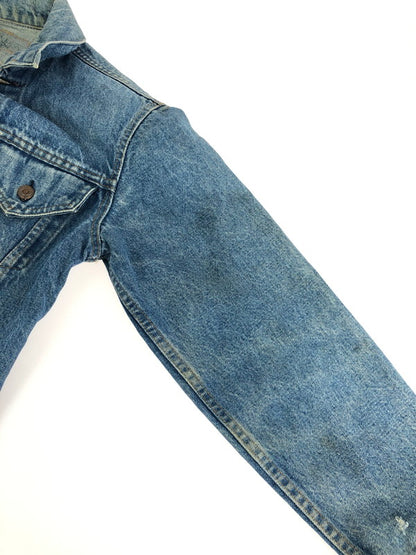 【現状渡し品】【メンズ】 Levi's リーバイス 70'S 80'S 4th DENIM JACKET 70505 4TH デニムジャケット ライトアウター スモールe ボタン裏刻印1 146-231220-kk-14-tag サイズ：表記なし カラー：ライトインディゴ 万代Net店