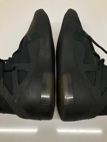 【現状渡し品】【メンズ】 NIKE ナイキ × FEAR OF GOD フィアーオブゴッド 別注 コラボ AIR FEAR OF GOD 1 TRIPLE BLACK AR4237-005 エアフィアーオブゴッド1 スニーカー 靴 160-260718-kk-07-hon カラー：OFF NOIR/OFF NOIR 万代Net店