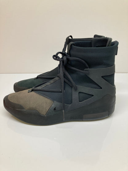 【現状渡し品】【メンズ】 NIKE ナイキ × FEAR OF GOD フィアーオブゴッド 別注 コラボ AIR FEAR OF GOD 1 TRIPLE BLACK AR4237-005 エアフィアーオブゴッド1 スニーカー 靴 160-260718-kk-07-hon カラー：OFF NOIR/OFF NOIR 万代Net店