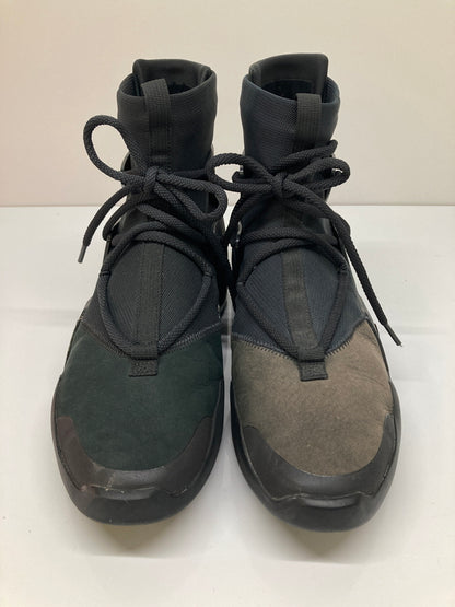 【現状渡し品】【メンズ】 NIKE ナイキ × FEAR OF GOD フィアーオブゴッド 別注 コラボ AIR FEAR OF GOD 1 TRIPLE BLACK AR4237-005 エアフィアーオブゴッド1 スニーカー 靴 160-260718-kk-07-hon カラー：OFF NOIR/OFF NOIR 万代Net店