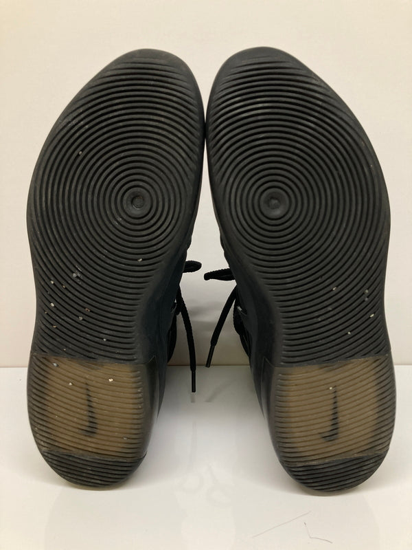 【現状渡し品】【メンズ】 NIKE ナイキ × FEAR OF GOD フィアーオブゴッド 別注 コラボ AIR FEAR OF GOD 1 TRIPLE BLACK AR4237-005 エアフィアーオブゴッド1 スニーカー 靴 160-260718-kk-07-hon カラー：OFF NOIR/OFF NOIR 万代Net店