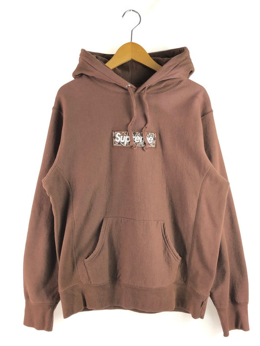 【中古品】【メンズ】 Supreme シュプリーム BANDANA BOX LOGO HOODED SWEATSHIRT バンダナ ボックスロゴ フーデッド スウェットシャツ パーカー トップス 149-250731-yy-05-tag サイズ：M カラー：ブラウン 万代Net店