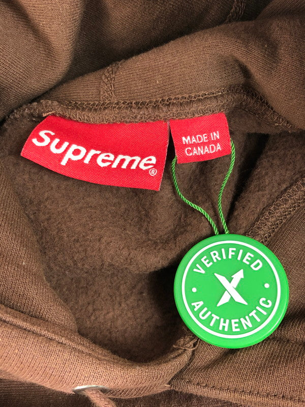 【中古品】【メンズ】 Supreme シュプリーム BANDANA BOX LOGO HOODED SWEATSHIRT バンダナ ボックスロゴ フーデッド スウェットシャツ パーカー トップス 149-250731-yy-05-tag サイズ：M カラー：ブラウン 万代Net店