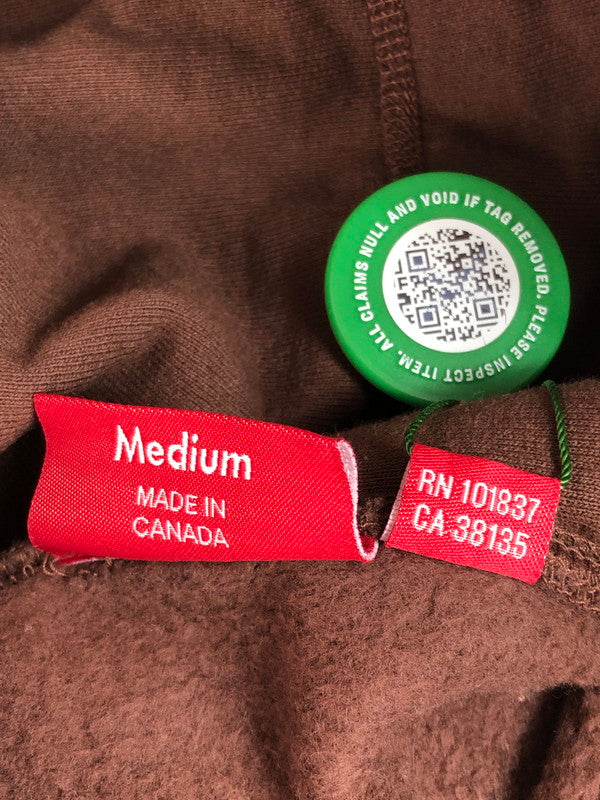 【中古品】【メンズ】 Supreme シュプリーム BANDANA BOX LOGO HOODED SWEATSHIRT バンダナ ボックスロゴ フーデッド スウェットシャツ パーカー トップス 149-250731-yy-05-tag サイズ：M カラー：ブラウン 万代Net店