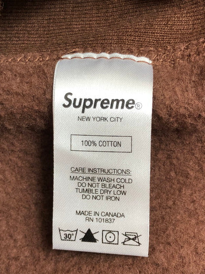 【中古品】【メンズ】 Supreme シュプリーム BANDANA BOX LOGO HOODED SWEATSHIRT バンダナ ボックスロゴ フーデッド スウェットシャツ パーカー トップス 149-250731-yy-05-tag サイズ：M カラー：ブラウン 万代Net店