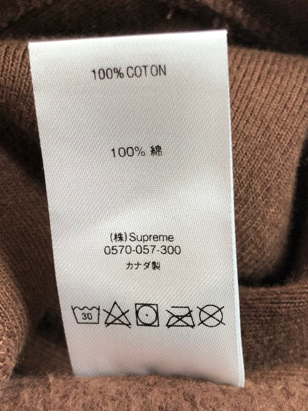 【中古品】【メンズ】 Supreme シュプリーム BANDANA BOX LOGO HOODED SWEATSHIRT バンダナ ボックスロゴ フーデッド スウェットシャツ パーカー トップス 149-250731-yy-05-tag サイズ：M カラー：ブラウン 万代Net店