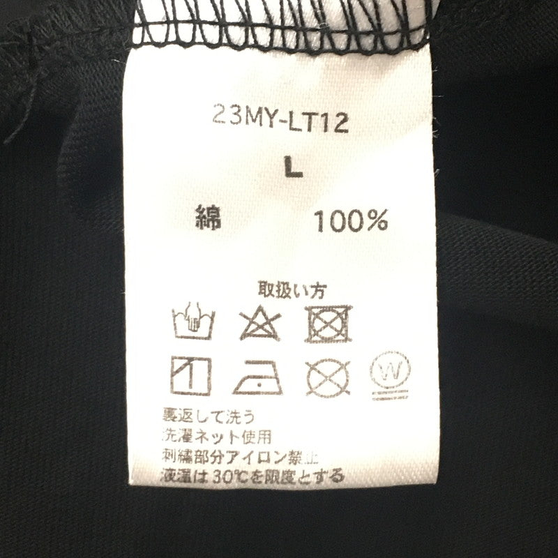 【中古品】【メンズ】 MAYO メイヨー 23SS FORGET ME NOT SKULL EMBROIDERY L/S TEE 23MY-LT12 フォーゲット ミー ノット スカル エンブロイダリー ロングスリーブ Tシャツ 長袖 トップス 刺繍 142-250718-KS-13-tei サイズ：L カラー：BLACK×BLUE 万代Net店