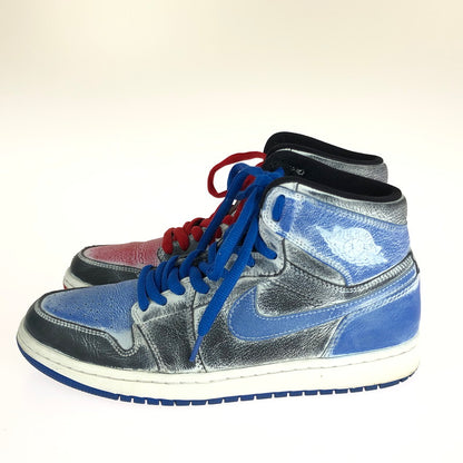 【中古品】【メンズ】 NIKE ナイキ SB 653532-100 AIR JORDAN 1 HIGH LANCE MOUNTAIN WHITE スニーカー 靴 160-240903-SS-9-tag サイズ：26ｃｍ/US 9 カラー：WHITE/WHITE(レッド・ブルー) 万代Net店