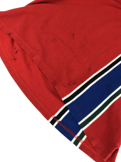 【現状渡し品】【メンズ】 HUF ハフ MONACO S/S POLO SHIRT KN00345 モナコ ショートスリーブ ポロシャツ 半袖シャツ 142-230701-kk-09-tag サイズ：M カラー：レッド系 万代Net店