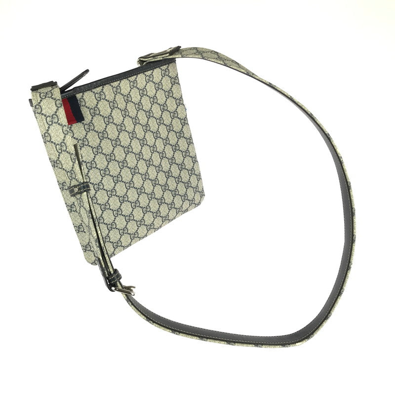 【中古品】【メンズ/レディース】 GUCCI グッチ GGプラス ショルダーバッグ 246413 GGスプリーム カバン 180-240809-hi-10-tag カラー：ベージュ 万代Net店