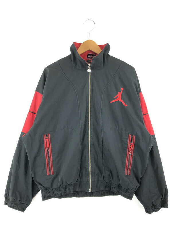 【中古品】【メンズ】 JORDAN BY NIKE ジョーダン バイ ナイキ EMBROIDERY ZIP UP JACKET F31204SID ジップアップジャケット ライトアウター 146-230925-kk-13-tag サイズ：S カラー：ブラック 万代Net店