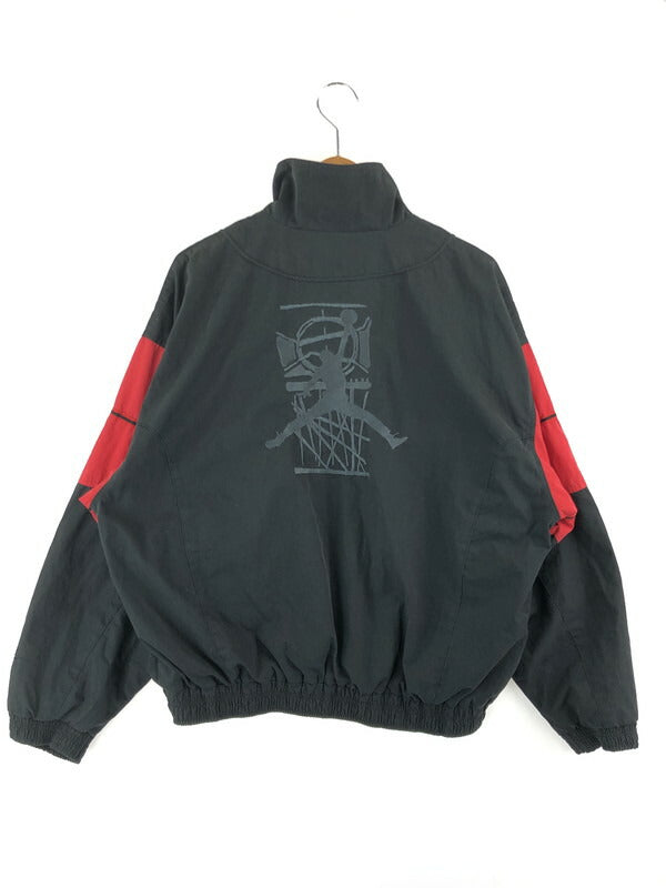 【中古品】【メンズ】 JORDAN BY NIKE ジョーダン バイ ナイキ EMBROIDERY ZIP UP JACKET F31204SID ジップアップジャケット ライトアウター 146-230925-kk-13-tag サイズ：S カラー：ブラック 万代Net店