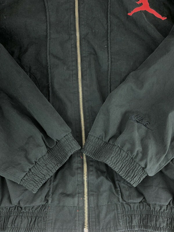 【中古品】【メンズ】 JORDAN BY NIKE ジョーダン バイ ナイキ EMBROIDERY ZIP UP JACKET F31204SID ジップアップジャケット ライトアウター 146-230925-kk-13-tag サイズ：S カラー：ブラック 万代Net店