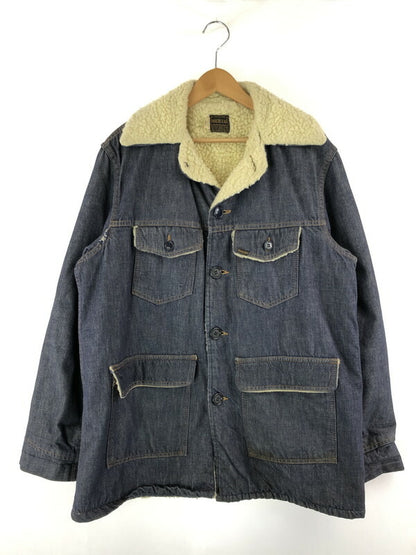 【現状渡し品】【メンズ】 ROEBUCKS by Sears DENIM BOA JACKET ローバックス バイ シアーズ デニムボアジャケット アウター 146-240128-kk-15-tag サイズ：42 カラー：インディゴ 万代Net店