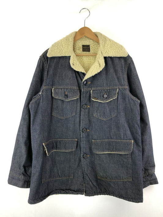 【現状渡し品】【メンズ】 ROEBUCKS by Sears DENIM BOA JACKET ローバックス バイ シアーズ デニムボアジャケット アウター 146-240128-kk-15-tag サイズ：42 カラー：インディゴ 万代Net店
