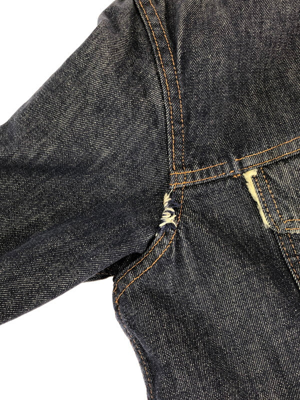 【現状渡し品】【メンズ】 ROEBUCKS by Sears DENIM BOA JACKET ローバックス バイ シアーズ デニムボアジャケット アウター 146-240128-kk-15-tag サイズ：42 カラー：インディゴ 万代Net店
