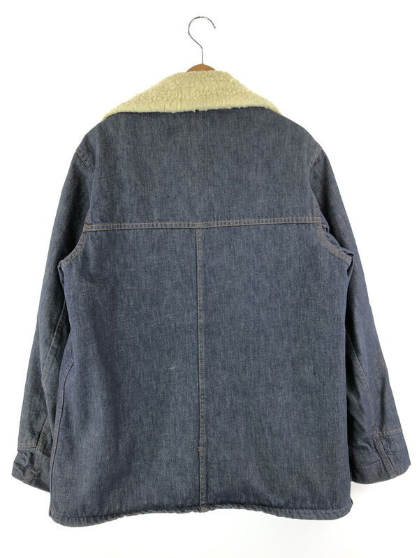 【現状渡し品】【メンズ】 ROEBUCKS by Sears DENIM BOA JACKET ローバックス バイ シアーズ デニムボアジャケット アウター 146-240128-kk-15-tag サイズ：42 カラー：インディゴ 万代Net店