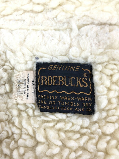 【現状渡し品】【メンズ】 ROEBUCKS by Sears DENIM BOA JACKET ローバックス バイ シアーズ デニムボアジャケット アウター 146-240128-kk-15-tag サイズ：42 カラー：インディゴ 万代Net店