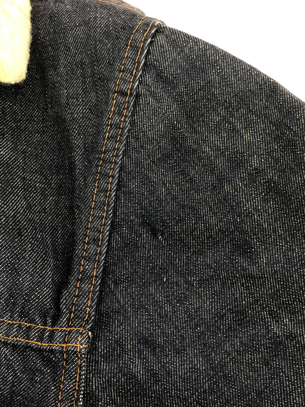 【現状渡し品】【メンズ】 ROEBUCKS by Sears DENIM BOA JACKET ローバックス バイ シアーズ デニムボアジャケット アウター 146-240128-kk-15-tag サイズ：42 カラー：インディゴ 万代Net店