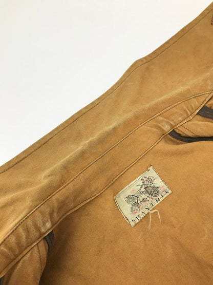 【現状渡し品】【メンズ】 SHANTRIX シャントリックス OTTON CANVAS HUNTING JACKET FRENCH VINTAGE コットンキャンバス ハンティングジャケット フレンチヴィンテージ アウター 146-240317-mo-25-tag サイズ：表記なし カラー：ブラウン 万代Net店