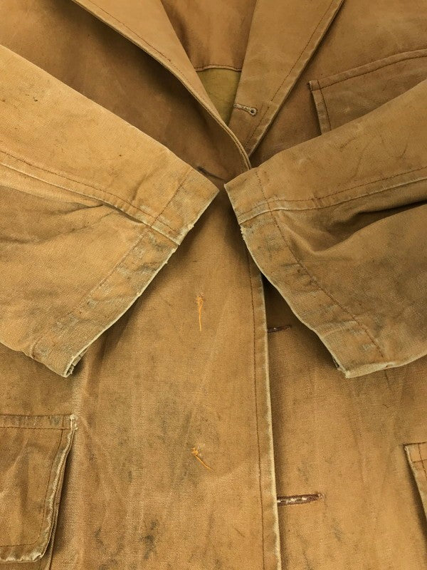 【現状渡し品】【メンズ】 SHANTRIX シャントリックス OTTON CANVAS HUNTING JACKET FRENCH VINTAGE コットンキャンバス ハンティングジャケット フレンチヴィンテージ アウター 146-240317-mo-25-tag サイズ：表記なし カラー：ブラウン 万代Net店