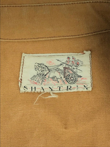 【現状渡し品】【メンズ】 SHANTRIX シャントリックス OTTON CANVAS HUNTING JACKET FRENCH VINTAGE コットンキャンバス ハンティングジャケット フレンチヴィンテージ アウター 146-240317-mo-25-tag サイズ：表記なし カラー：ブラウン 万代Net店