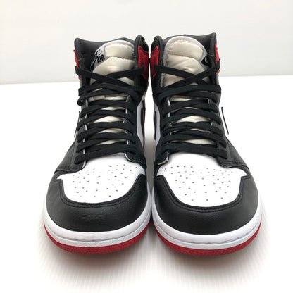 【中古美品】【メンズ】 NIKE ナイキ WMNS AIR JORDAN 1 RETRO HIGH SATIN BLACK TOE CD0461-016 ウィメンズ エアジョーダン 1 レトロ ハイ サテン ブラックトゥ スニーカー 靴 160-240807-hi-5-tag サイズ：28cm US 11 カラー：BLACK/BLACK-WHITE-VARSITY RED 万代Net店