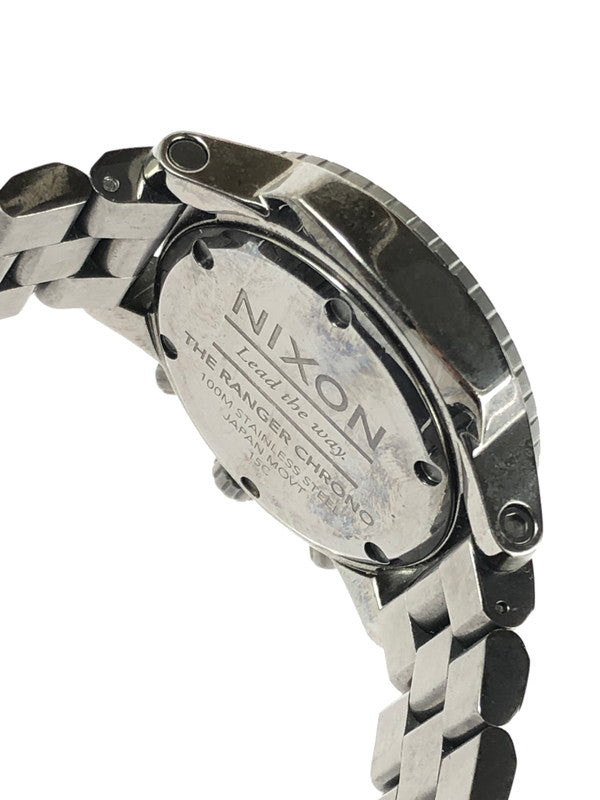 【中古品】【メンズ】 NIXON ニクソン  THE RANGER CHRONO A5491531 ザ レンジャークロノ クォーツ 腕時計 198-240502-kk-1-tag カラー：ブラック/ガンメタル 万代Net店