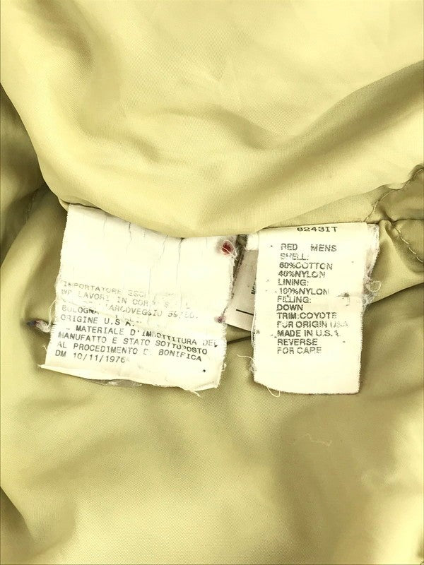 【現状渡し品】【メンズ】 WOOLRICH ウールリッチ 90'S ARCTIC PARKA 8243IT 90年代 アークティックパーカー ダウンジャケット アウター 144-240219-kk-40-tag サイズ：S カラー：レッド 万代Net店
