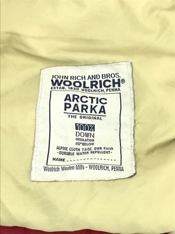 【現状渡し品】【メンズ】 WOOLRICH ウールリッチ 90'S ARCTIC PARKA 8243IT 90年代 アークティックパーカー ダウンジャケット アウター 144-240219-kk-40-tag サイズ：S カラー：レッド 万代Net店