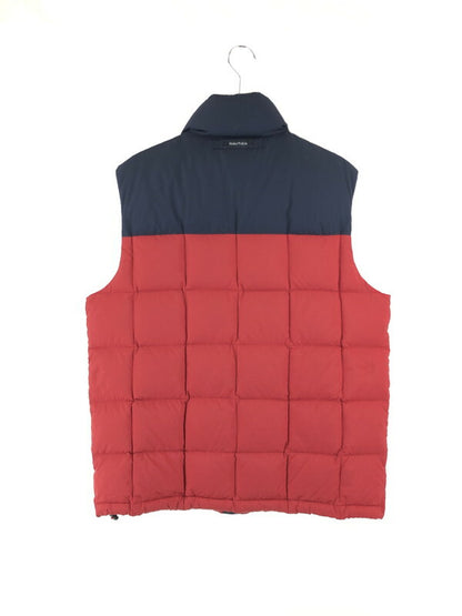 【中古品】【メンズ】 NAUTICA ノーティカ 90's DOWN VEST 90年代 ダウンベスト ライトアウター ヴィンテージ 146-230820-kk-01-tag サイズ：M カラー：レッド 万代Net店