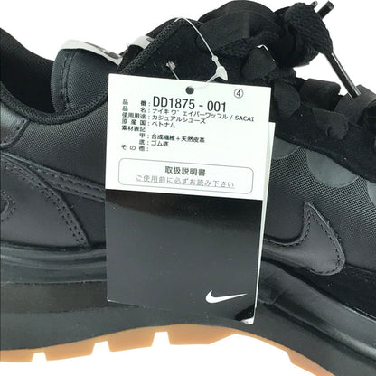 【中古美品】【メンズ】 NIKE ナイキ × SACAI サカイ コラボ VAPOR WAFFLE BLACK GUM DD1875-001 ヴェイパーワッフル ブラックガム スニーカー 靴 160-240816-hi-5-tag サイズ：28cm US 10 カラー：BLACK/OFF NOIR-OFF NOIR 万代Net店