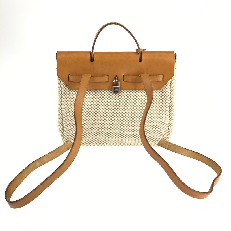【中古品】【レディース】 HERMES エルメス エールバッグPM 2WAY ショルダーバッグ ハンドバッグ レザー トワルGM 180-260419-sy-03-otoh カラー：ベージュ系 万代Net店