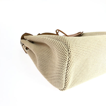 【中古品】【レディース】 HERMES エルメス エールバッグPM 2WAY ショルダーバッグ ハンドバッグ レザー トワルGM 180-260419-sy-03-otoh カラー：ベージュ系 万代Net店