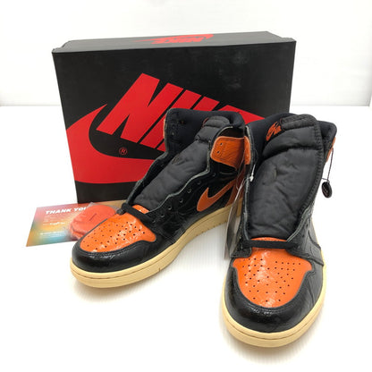 【中古美品】【メンズ】 NIKE ナイキ AIR JORDAN 1 HIGH SHATTERED BACKBOARD 3.0 555088-028 エアジョーダン 1 レトロ ハイ OG シャッタードバックボード 3.0 スニーカー 靴 160-240807-hi-3-tag サイズ：27cm US 9 カラー：BLACK/STARFISH-PALE 万代Net店