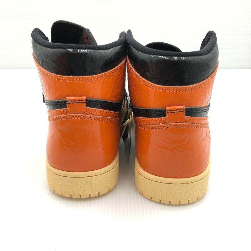 【中古美品】【メンズ】 NIKE ナイキ AIR JORDAN 1 HIGH SHATTERED BACKBOARD 3.0 555088-028 エアジョーダン 1 レトロ ハイ OG シャッタードバックボード 3.0 スニーカー 靴 160-240807-hi-3-tag サイズ：27cm US 9 カラー：BLACK/STARFISH-PALE 万代Net店