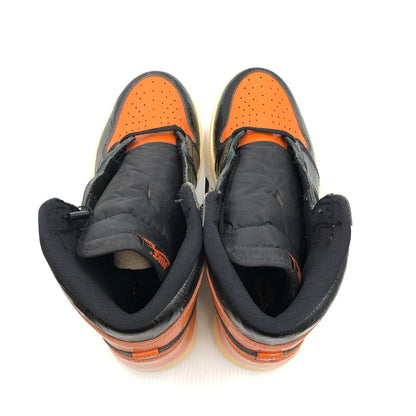 【中古美品】【メンズ】 NIKE ナイキ AIR JORDAN 1 HIGH SHATTERED BACKBOARD 3.0 555088-028 エアジョーダン 1 レトロ ハイ OG シャッタードバックボード 3.0 スニーカー 靴 160-240807-hi-3-tag サイズ：27cm US 9 カラー：BLACK/STARFISH-PALE 万代Net店