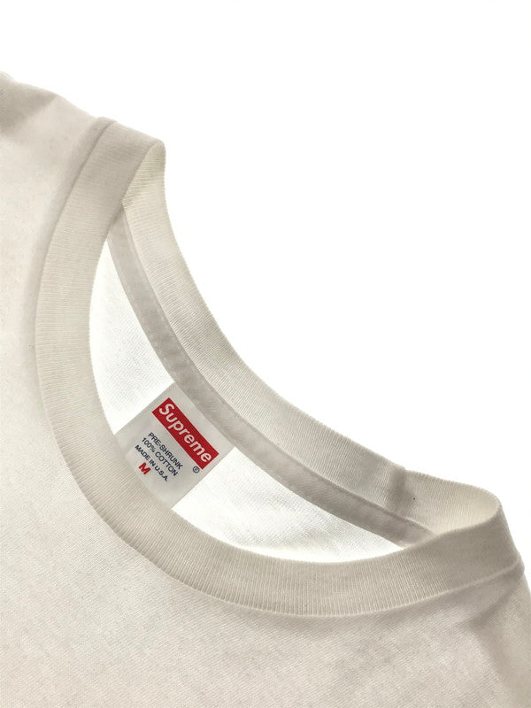 【中古品】【メンズ】 SUPREME シュプリーム BOX LOGO L/S TEE ボックス ロゴ ロングスリーブ Tシャツ 長袖Tシャツ トップス 149-260701-rt-07-tag サイズ：M カラー：ホワイト 万代Net店